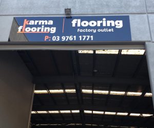 Karma Flooring building factory signage ACM signage - Copy